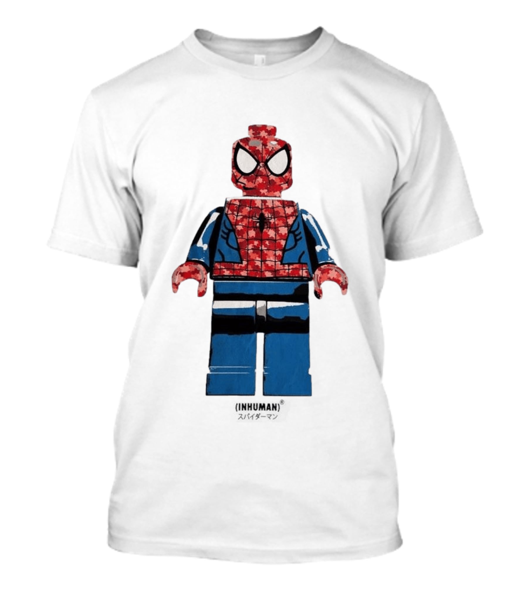 Spider Man LEGO Inhuman Figure Block T-Shirt