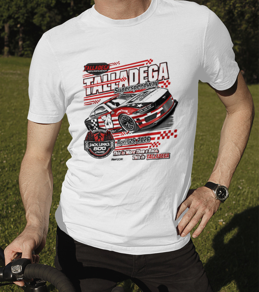 Talladega Superspeedway 2026 Jack Links 500 April Event Racing 28 Car T-Shirt