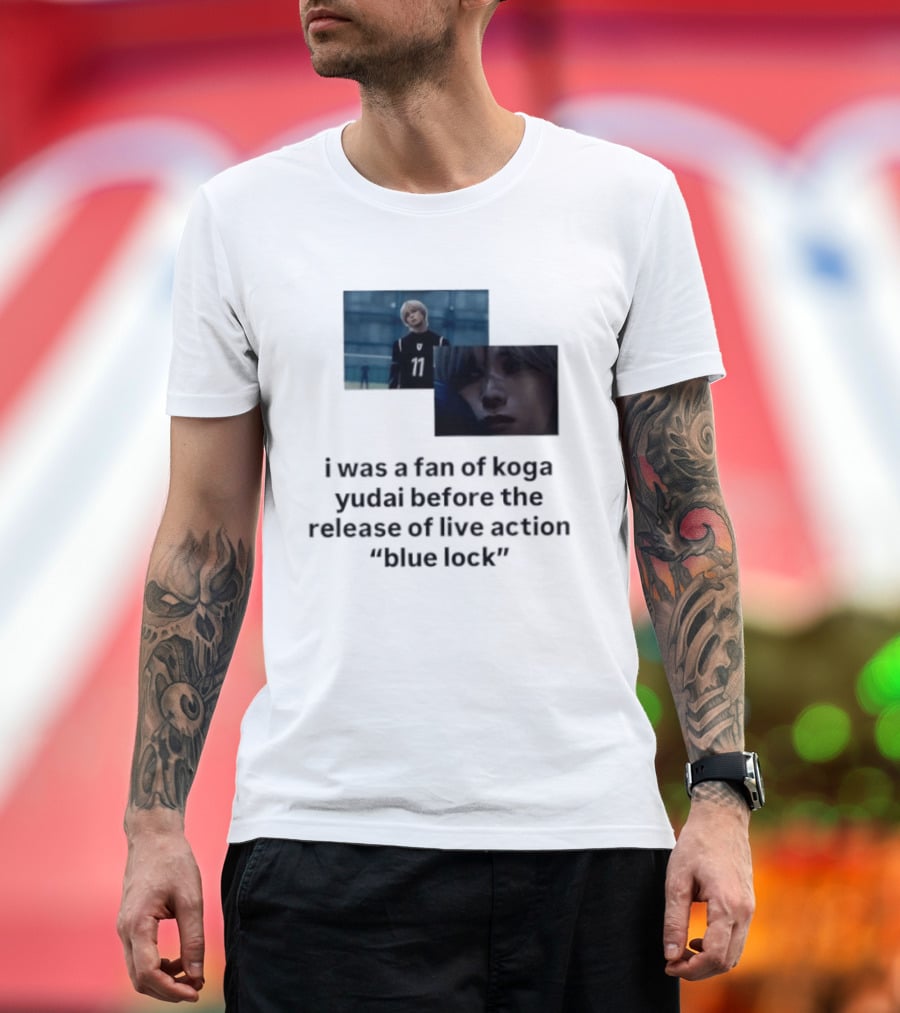 Koga Yudai Before Blue Lock Live Action Release Fan T-Shirt