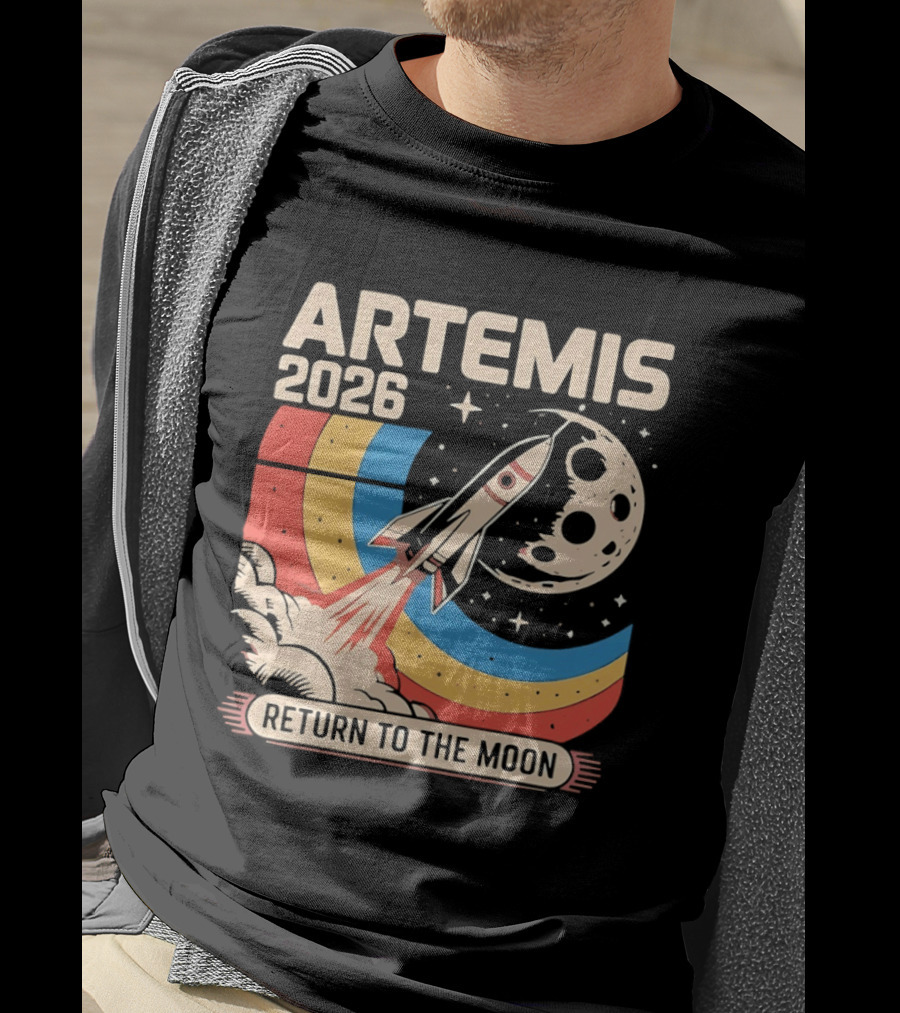 Artemis 2026 Rocket Launch Return To The Moon T-Shirt