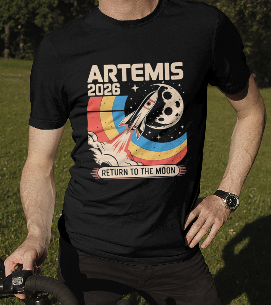 Artemis 2026 Rocket Launch Return To The Moon T-Shirt