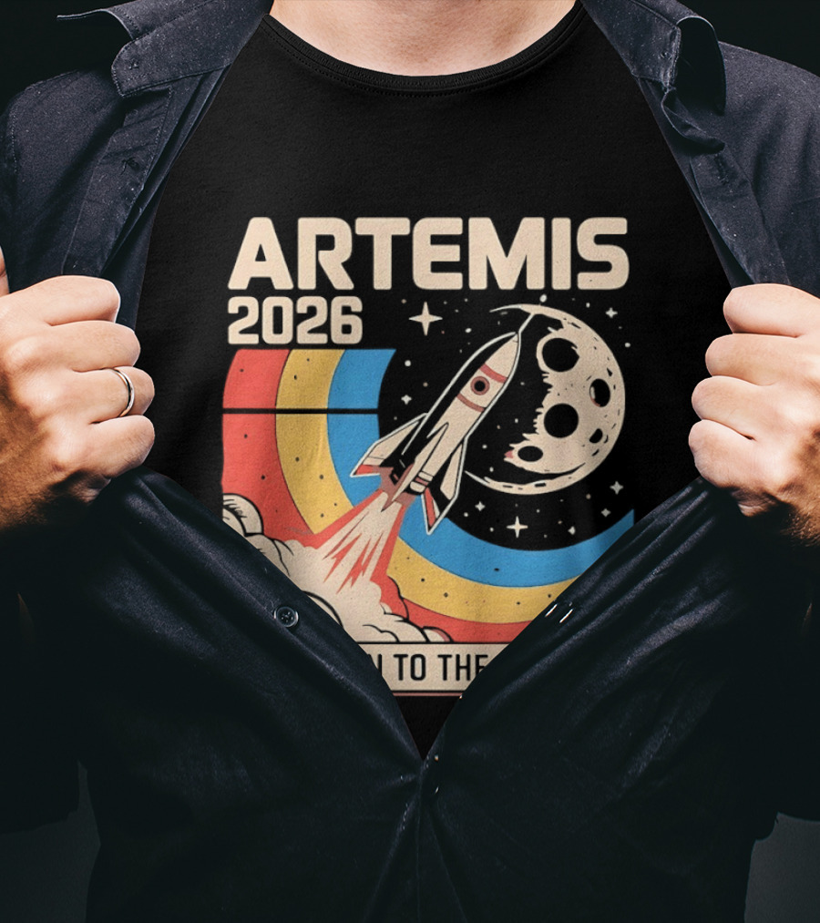 Artemis 2026 Rocket Launch Return To The Moon T-Shirt