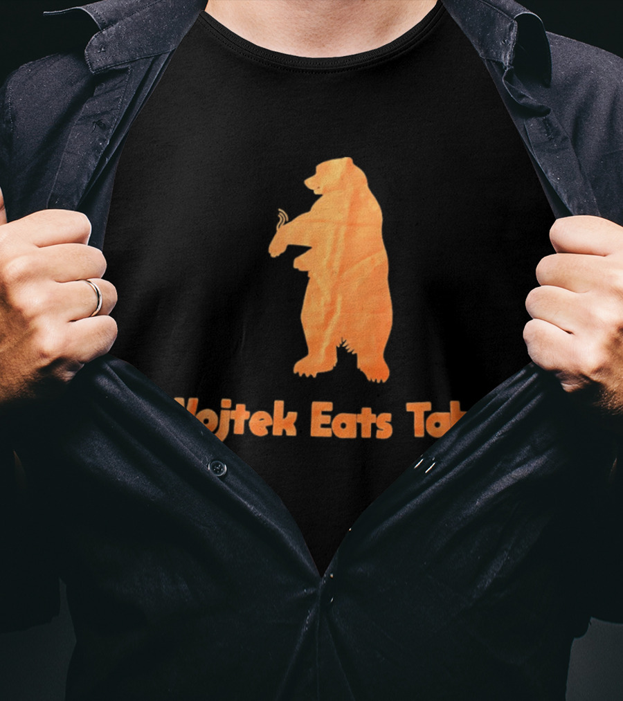 Wojtek Eats Tabs Bear T-Shirt