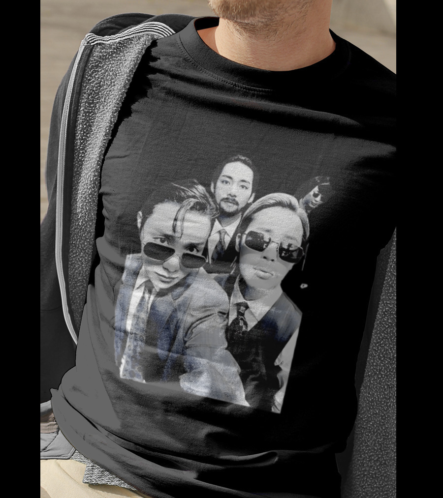 BTS Arirang World Tour Kpop Band Retro Suit Sunglasses T-Shirt