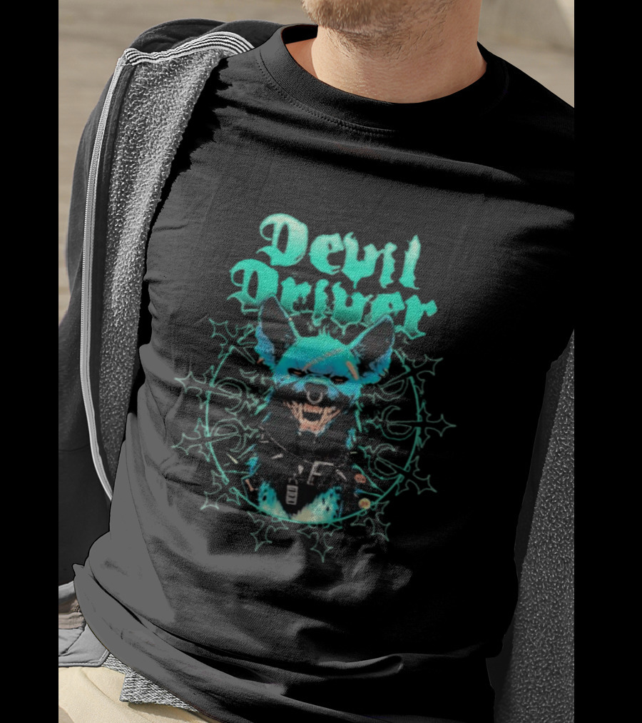 DevilDriver Sinister Canine Cross T-Shirt