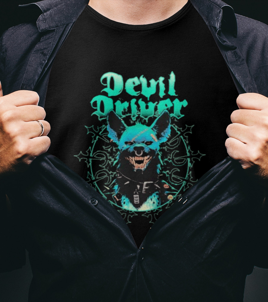 DevilDriver Sinister Canine Cross T-Shirt