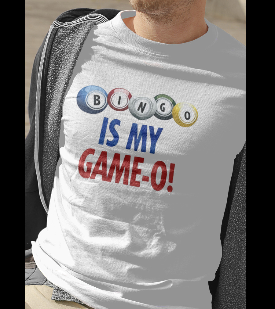 Bingo Is My Game O Billiard Balls Fun Playful T-Shirt