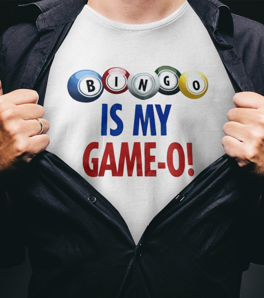 Bingo Is My Game O Billiard Balls Fun Playful T-Shirt