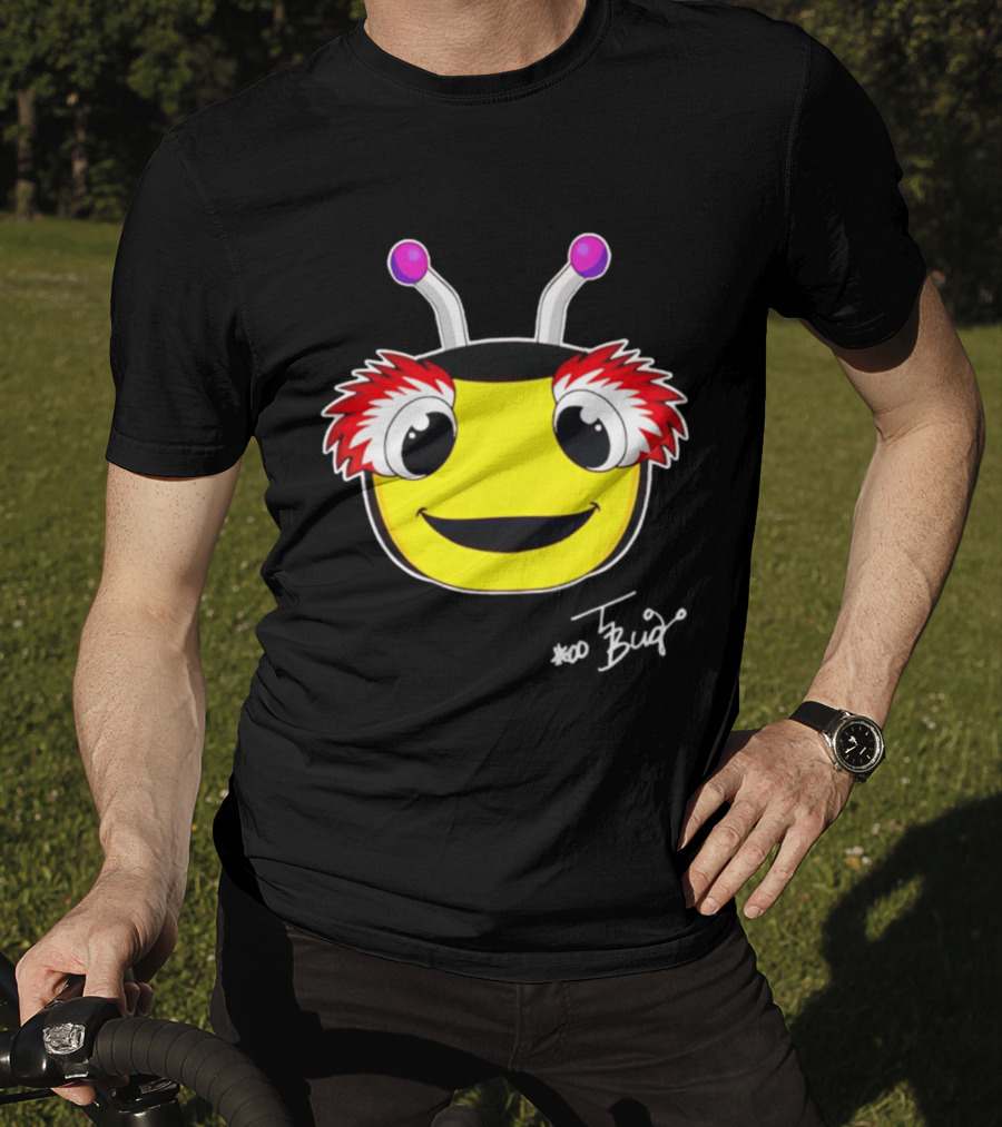 Tampa Bay Lightning Thunderbug Mascot Yellow Face Cartoon T-Shirt