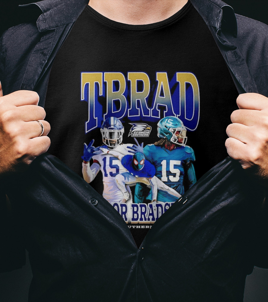 TBRAD Taylor Bradshaw Georgia Southern Football Eagles T-Shirt
