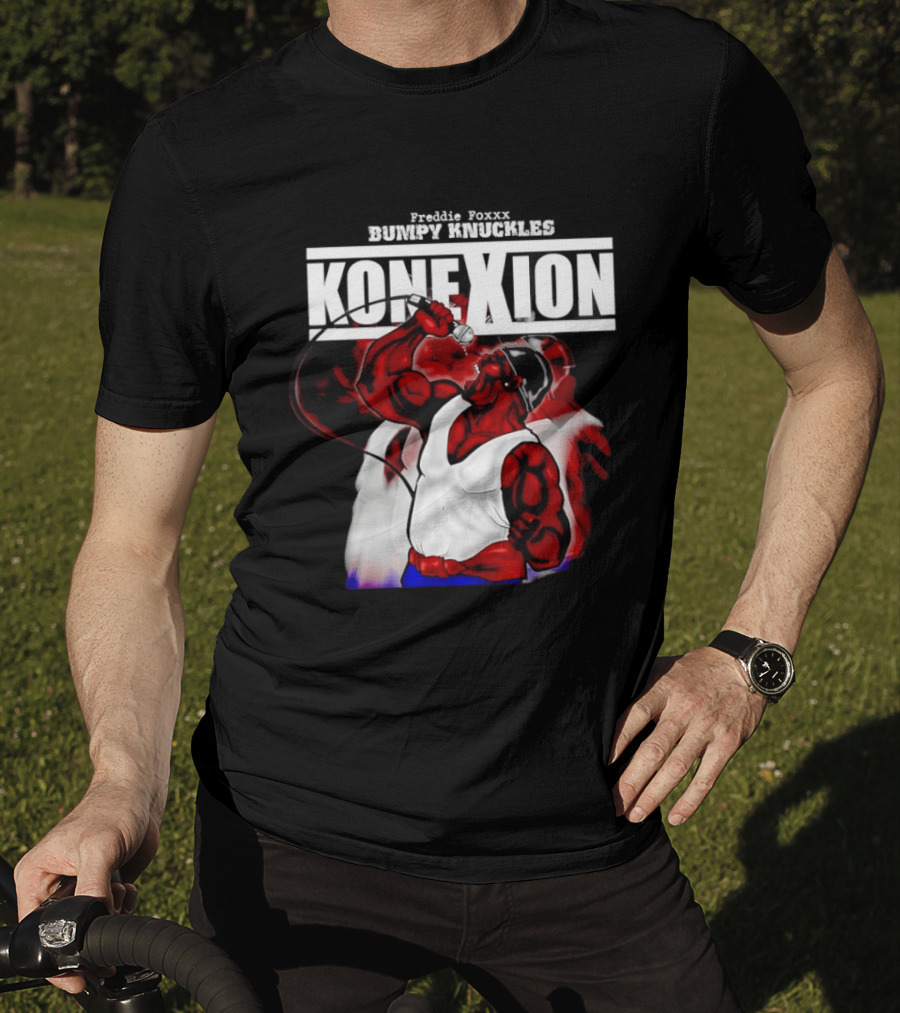 Freddie Foxxx Bumpy Knuckles Hip Hop Konexion Microphone Power T-Shirt