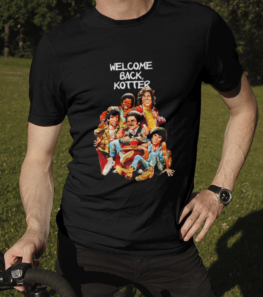 Welcome Back Kotter 1970s Sitcom Cartoon Characters T-Shirt