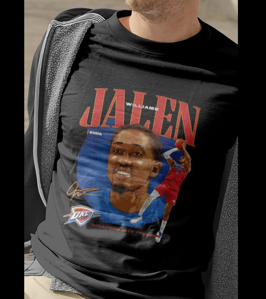 Jalen Williams Oklahoma City Thunder NBA OKC T-Shirt