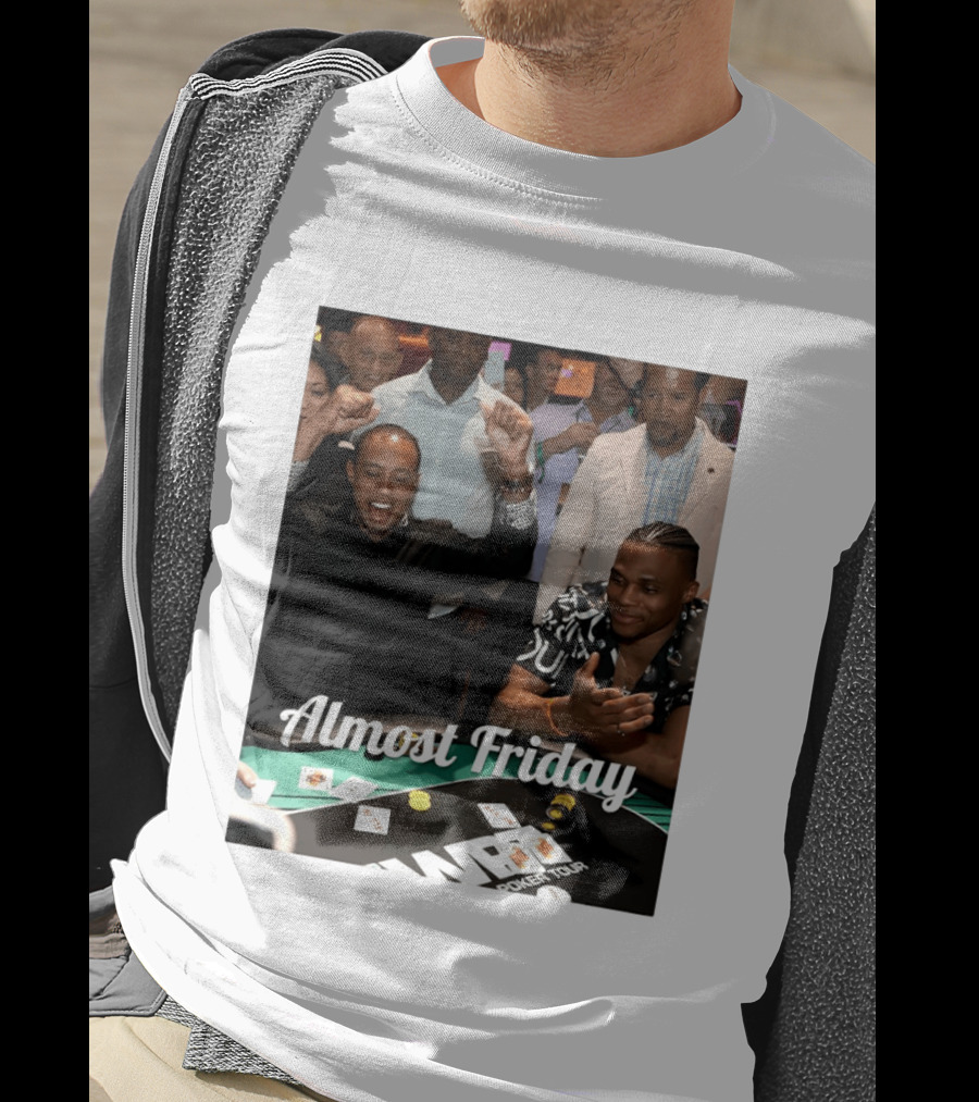 Tiger Woods World Poker Tour Almost Friday Celebration T-Shirt