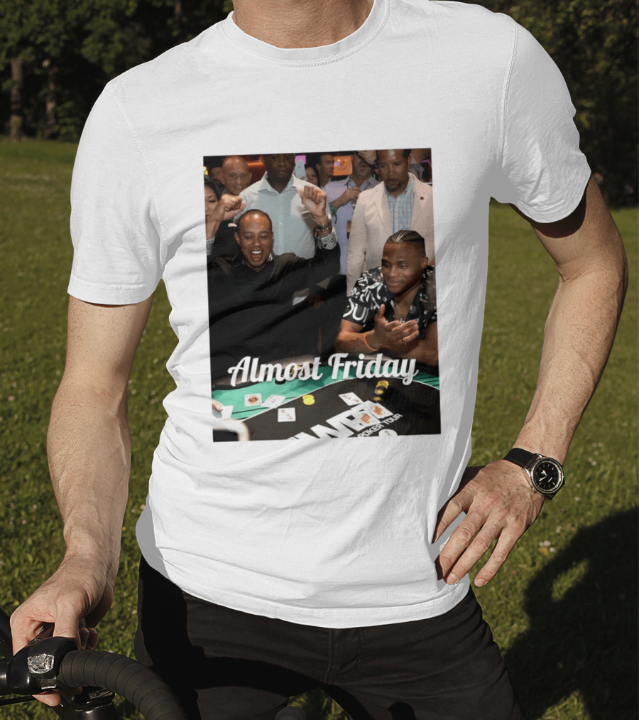Tiger Woods World Poker Tour Almost Friday Celebration T-Shirt