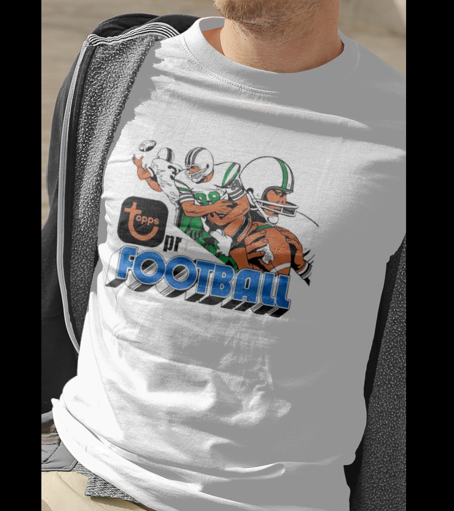 Topps Pro Football 3D 1981 Classic Vintage NFL Players T-Shirt