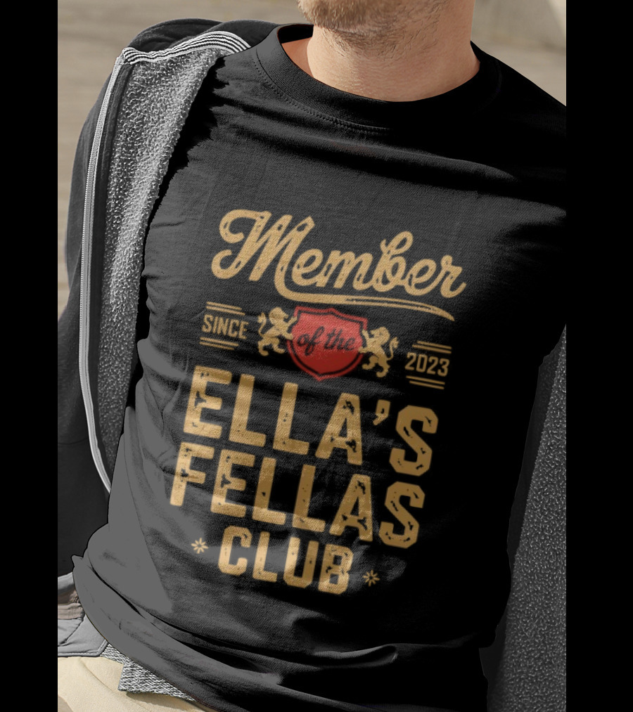 Member Ella's Fellas Club Red Crest Lions T-Shirt