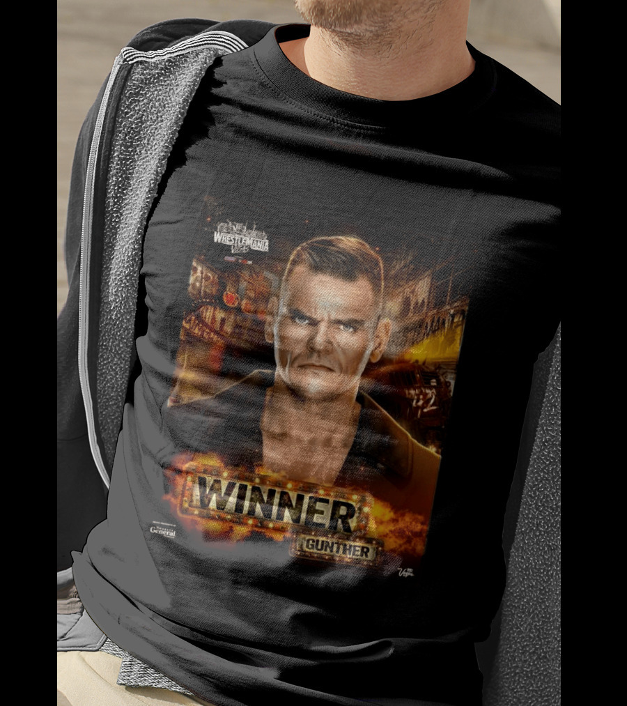 WWE WrestleMania 42 Winner Gunther Las Vegas 2026 T-Shirt