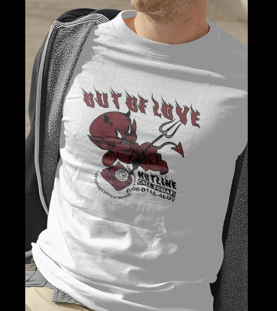 Out Of Love Hot Stuff The Little Devil Phone Comic T-Shirt