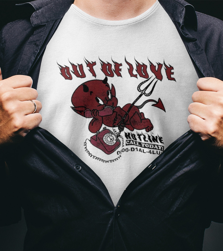 Out Of Love Hot Stuff The Little Devil Phone Comic T-Shirt