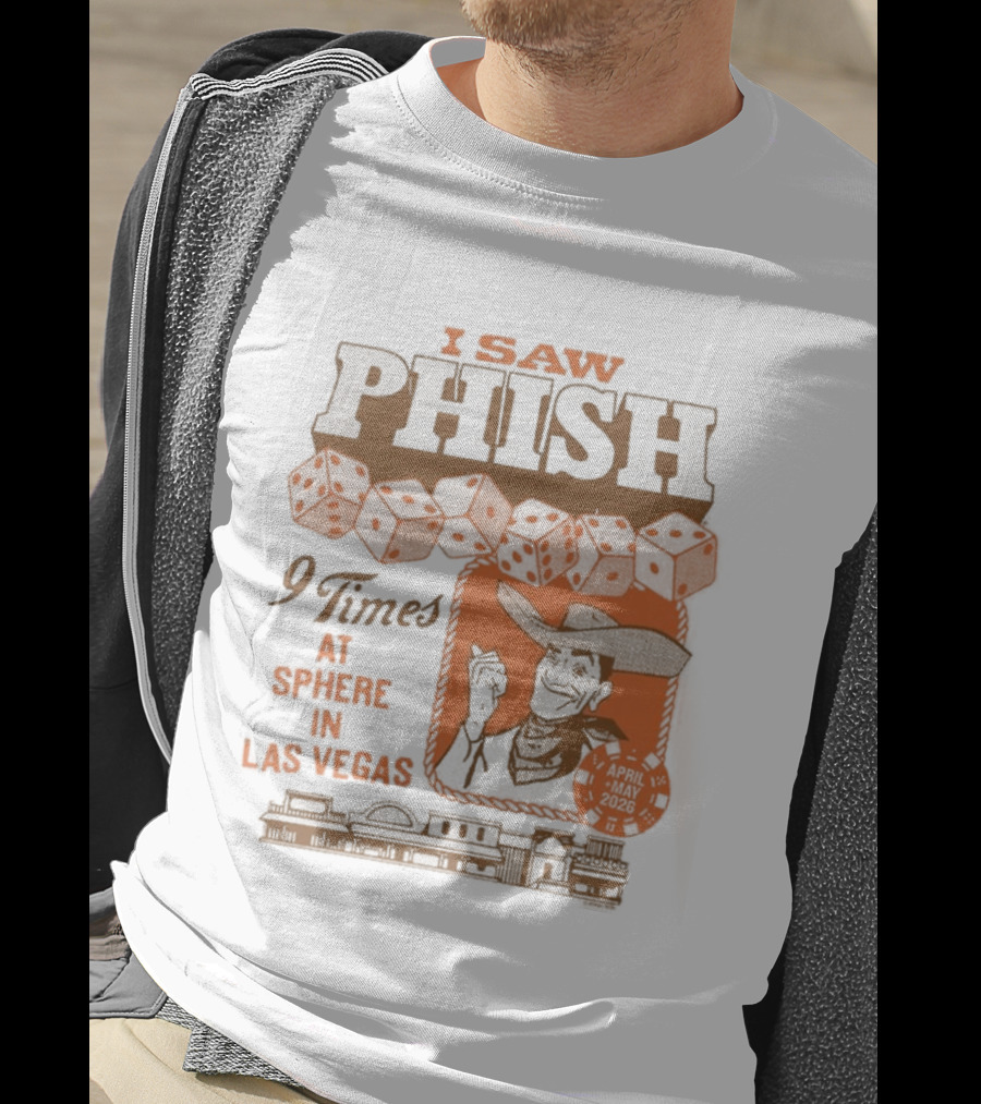 I Saw Phish Nine Times At Sphere Las Vegas Phish Dry Goods T-Shirt