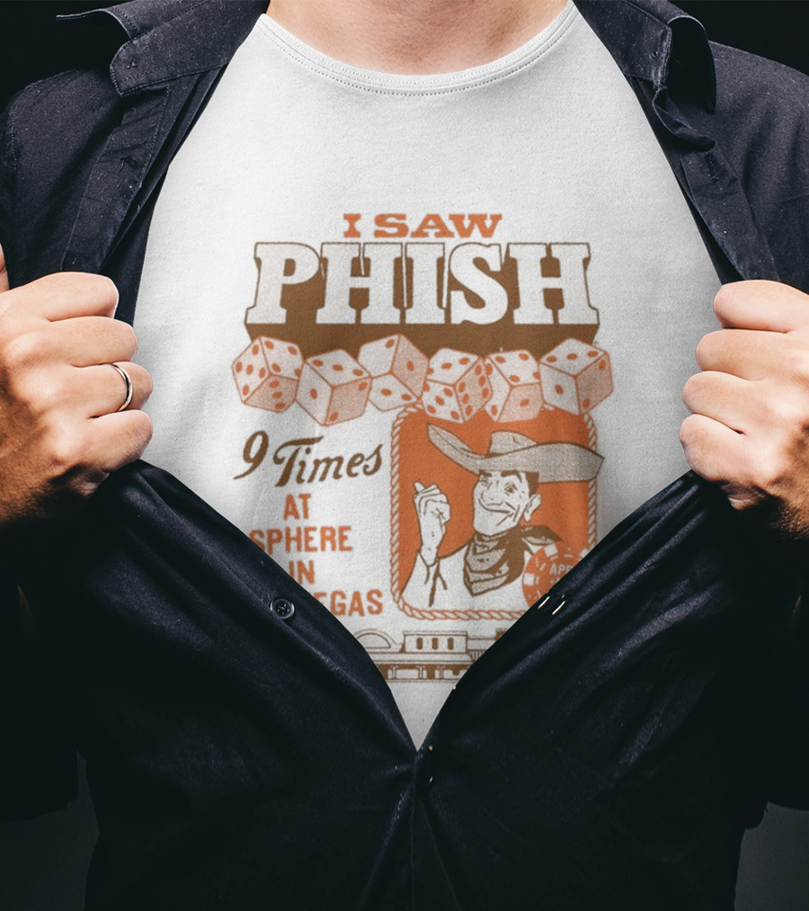 I Saw Phish Nine Times At Sphere Las Vegas Phish Dry Goods T-Shirt