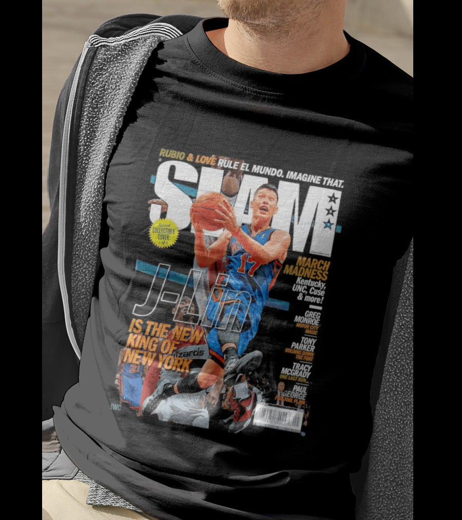 SLAM J Lin Is The New King Of New York Special Collectible Cover T-Shirt