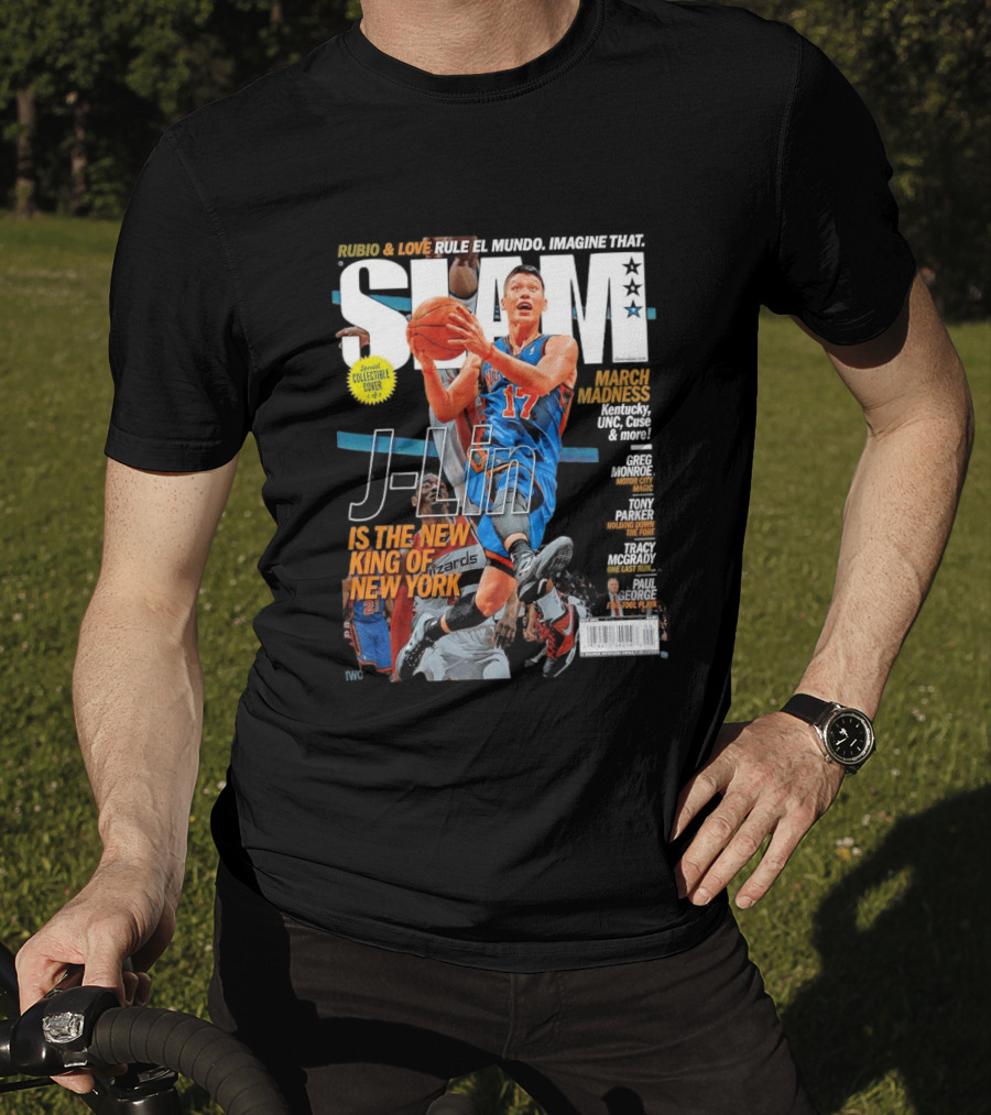 SLAM J Lin Is The New King Of New York Special Collectible Cover T-Shirt