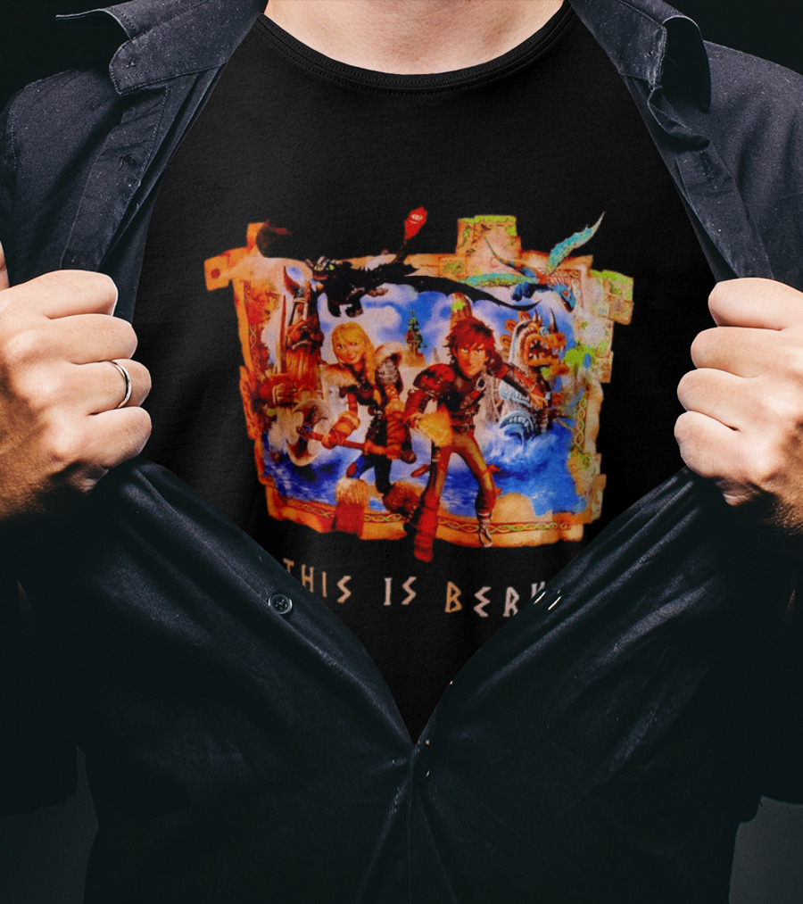 This Is Berk How To Train Your Dragon Universal Epic Universe T-Shirt