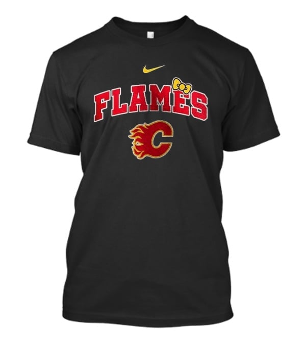 Calgary Flames Hello Kitty Collaboration Fan T-Shirt