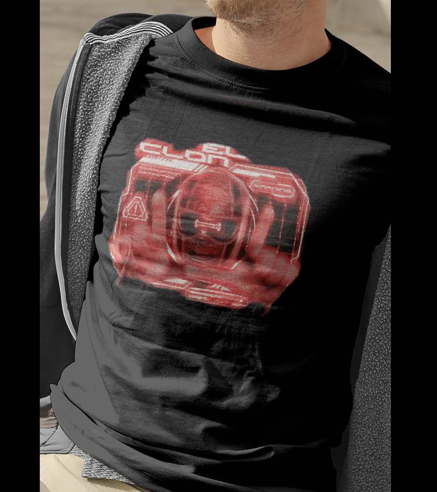 El Clon Warning Corruption Detected Red Alert Image T-Shirt