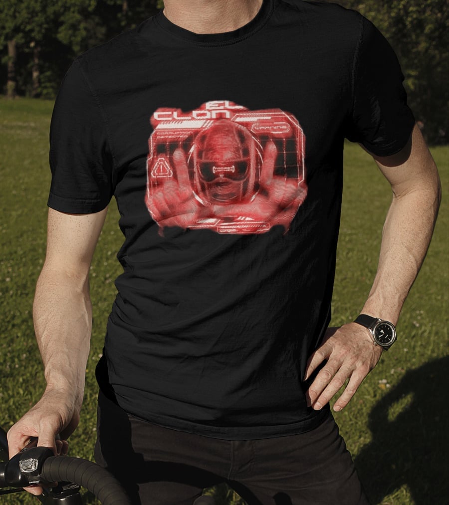 El Clon Warning Corruption Detected Red Alert Image T-Shirt