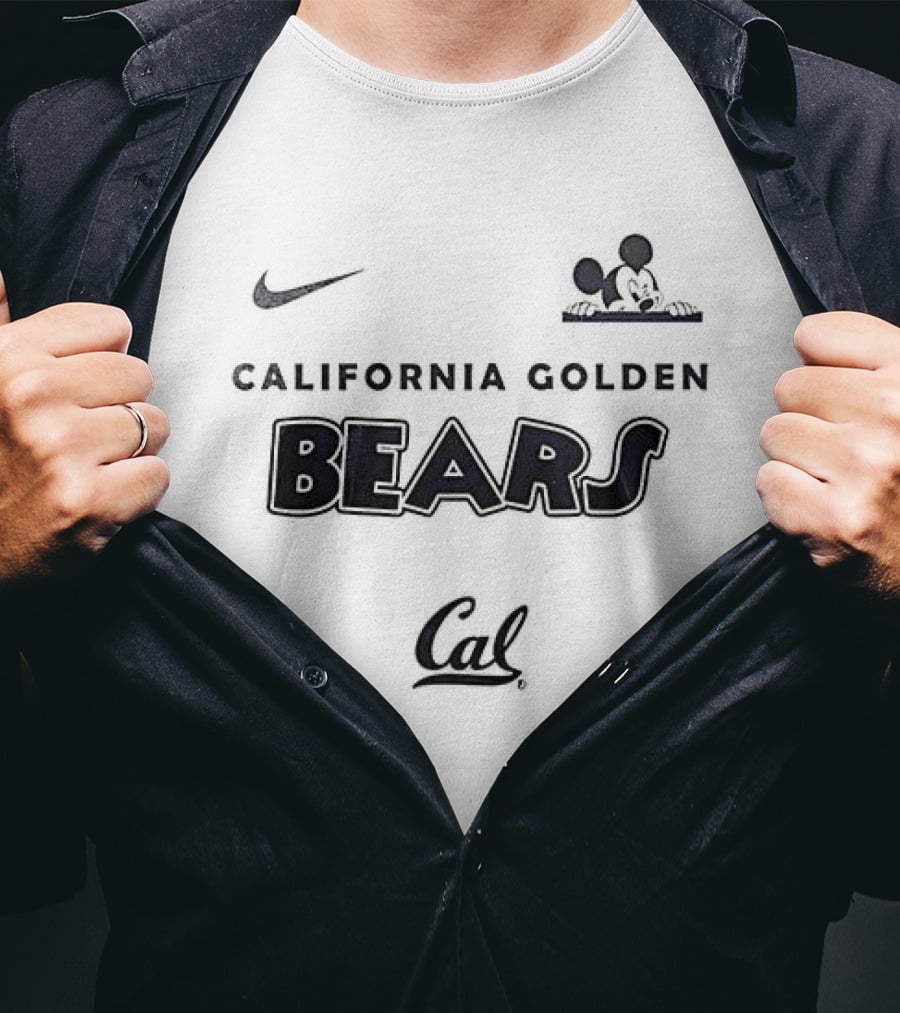 Nike California Golden Bears Mickey Mouse Cal T-Shirt