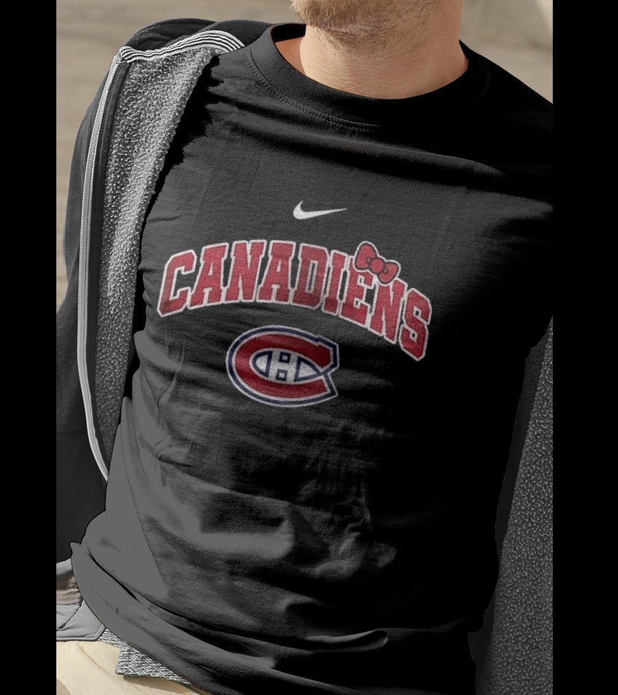 Montreal Canadiens Hello Kitty Collaboration Nike Bow T-Shirt
