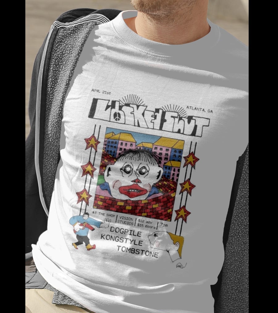 LOCKED SHUT Atlanta Apr 21 2026 DooPee Koncyste Tombstone Tour T-Shirt