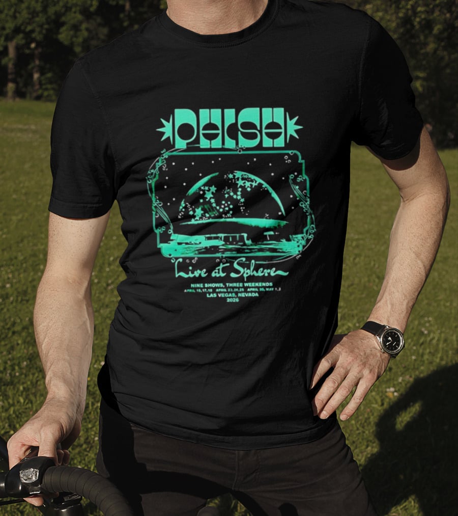 Phish Summer Tour 2026 Live At Sphere Las Vegas Special Edition T-Shirt