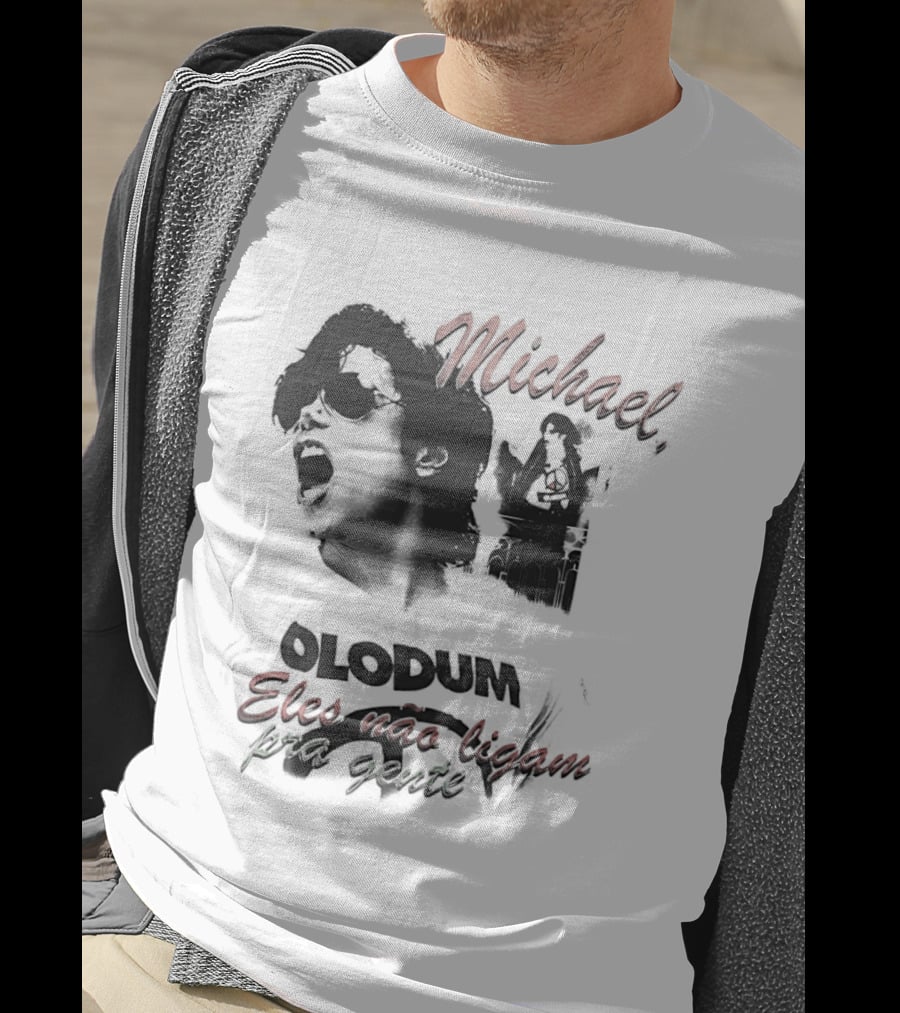 Michael Jacks King Of Pop 2026 Olodum Eles Nao Ligam Kra Gente T-Shirt