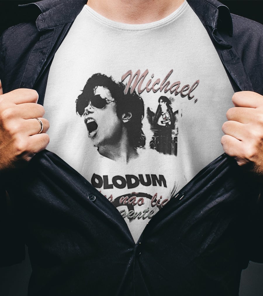 Michael Jacks King Of Pop 2026 Olodum Eles Nao Ligam Kra Gente T-Shirt