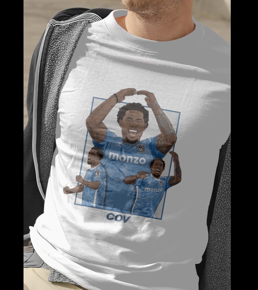 Milan Van Ewijk Coventry City FC Monzo We Are Back Premier League T-Shirt