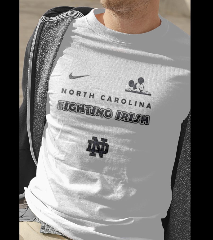 Nike North Carolina Mickey Mouse UNC ND T-Shirt