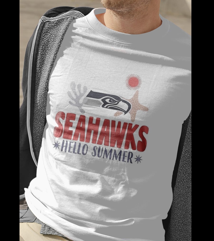 Seahawks Hello Summer School Is Out Scream And Shout T-Shirt