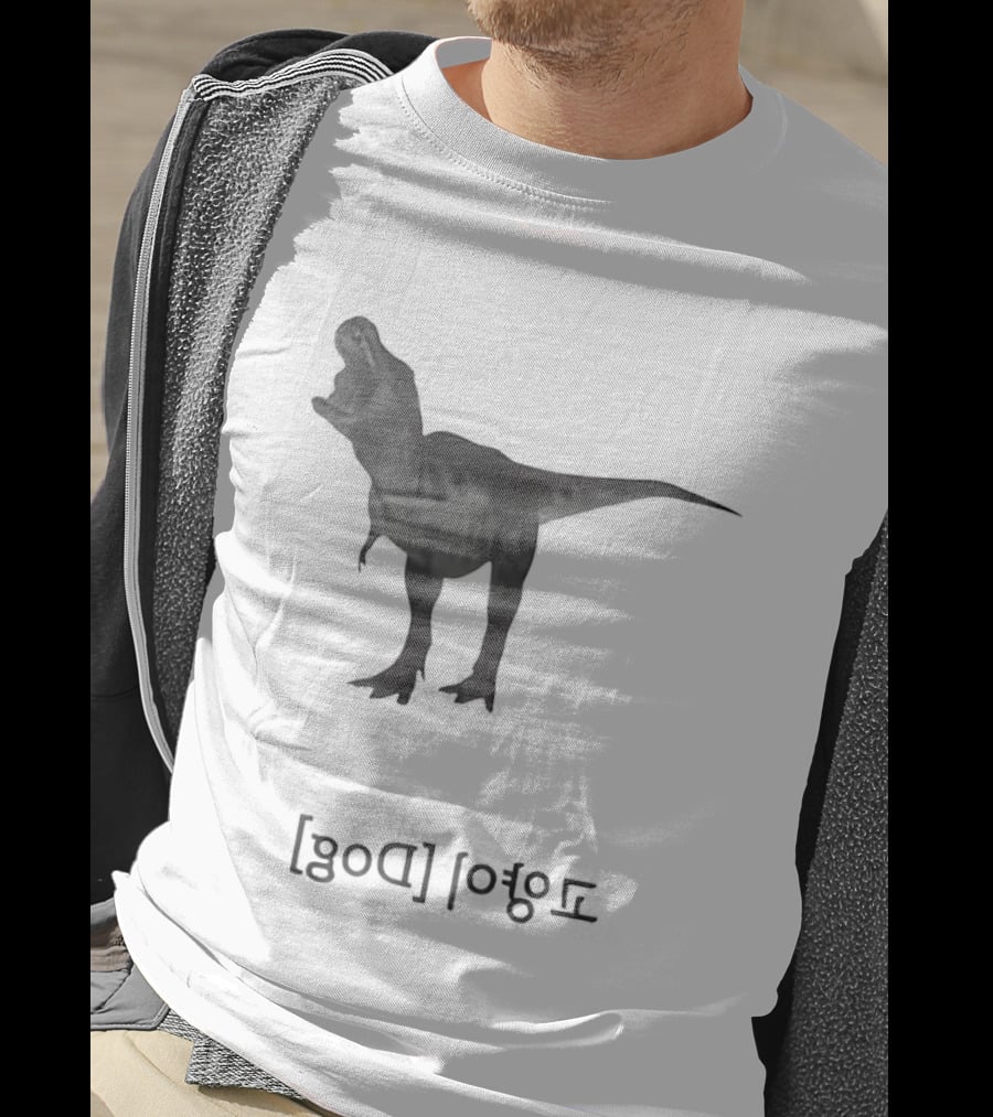 Tarbosaurus Korea Dinosaur Silhouette Roaring Charm T-Shirt