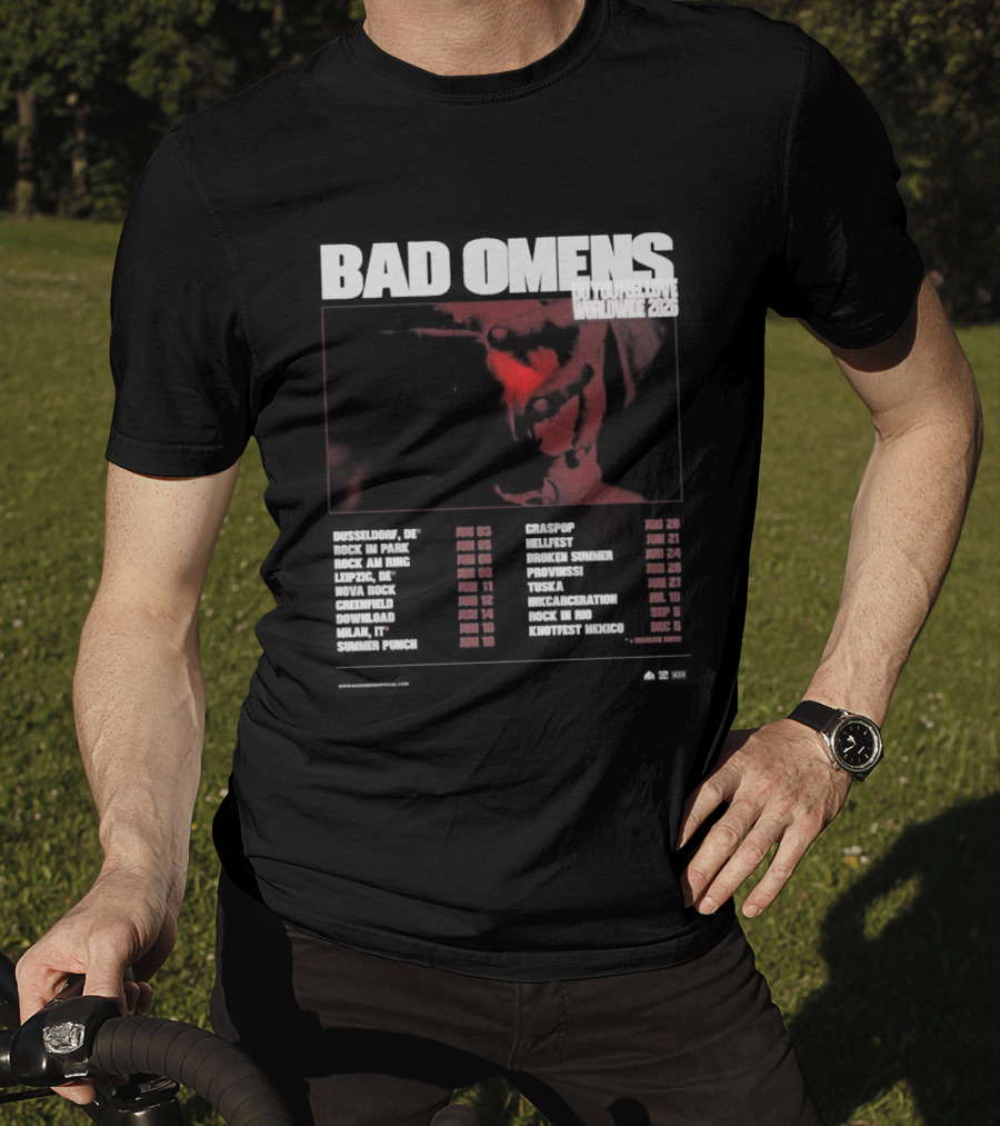 Bad Omens 2026 Worldwide Tour Dates T-Shirt