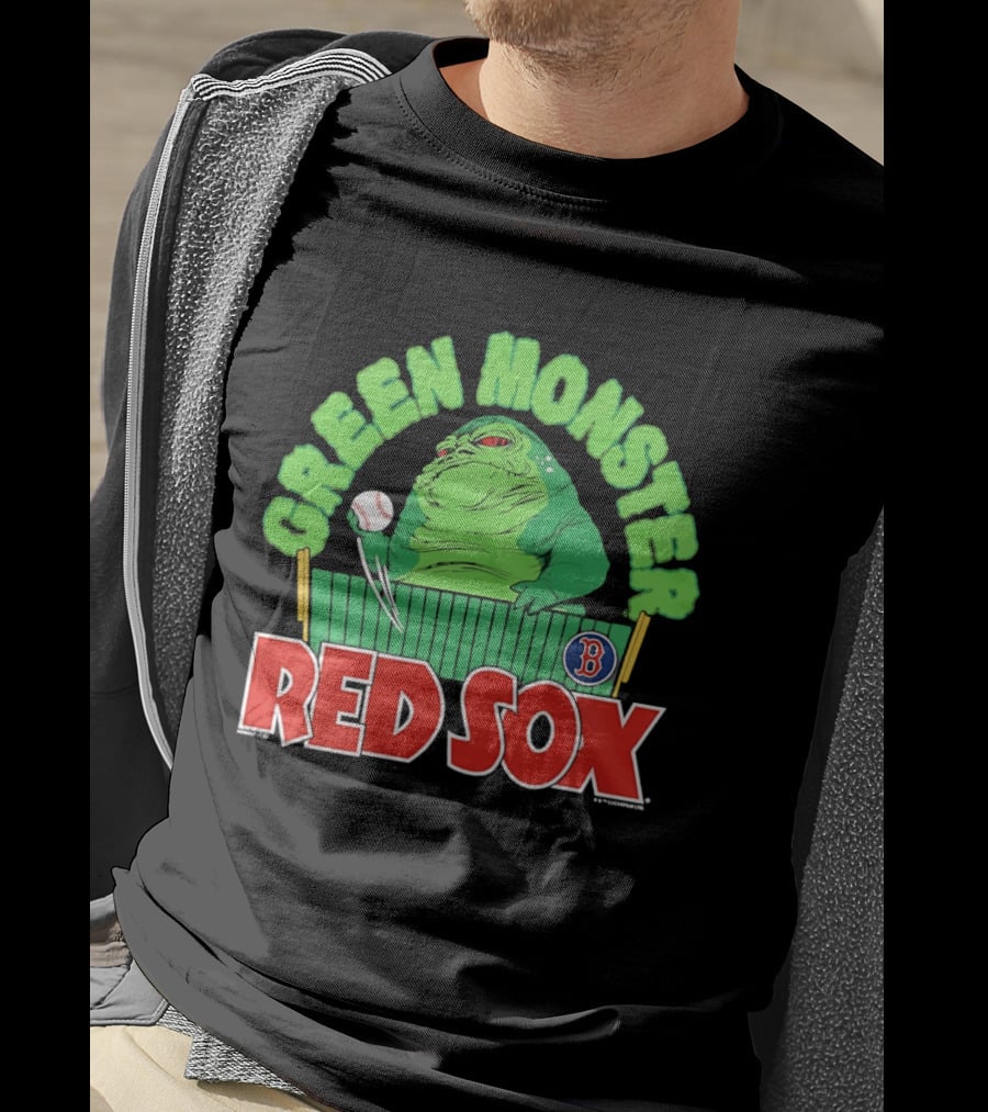 Boston Red Sox Green Monster Star Wars Hutt Baseball T-Shirt