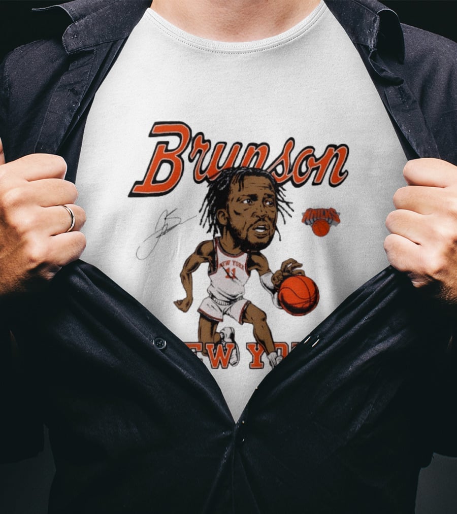 Brunson New York Knicks Basketball Player Tri Blend T-Shirt