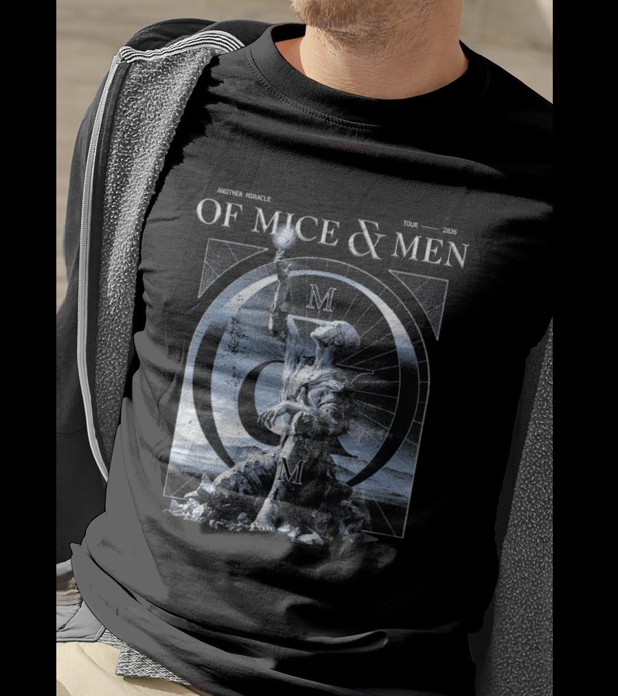 Of Mice & Men Another Miracle Tour 2026 Australia Dates And Locations T-Shirt