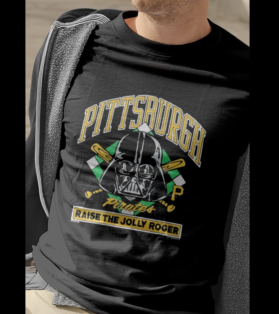 Pittsburgh Pirates Vader Raise The Jolly Roger Star Wars T-Shirt