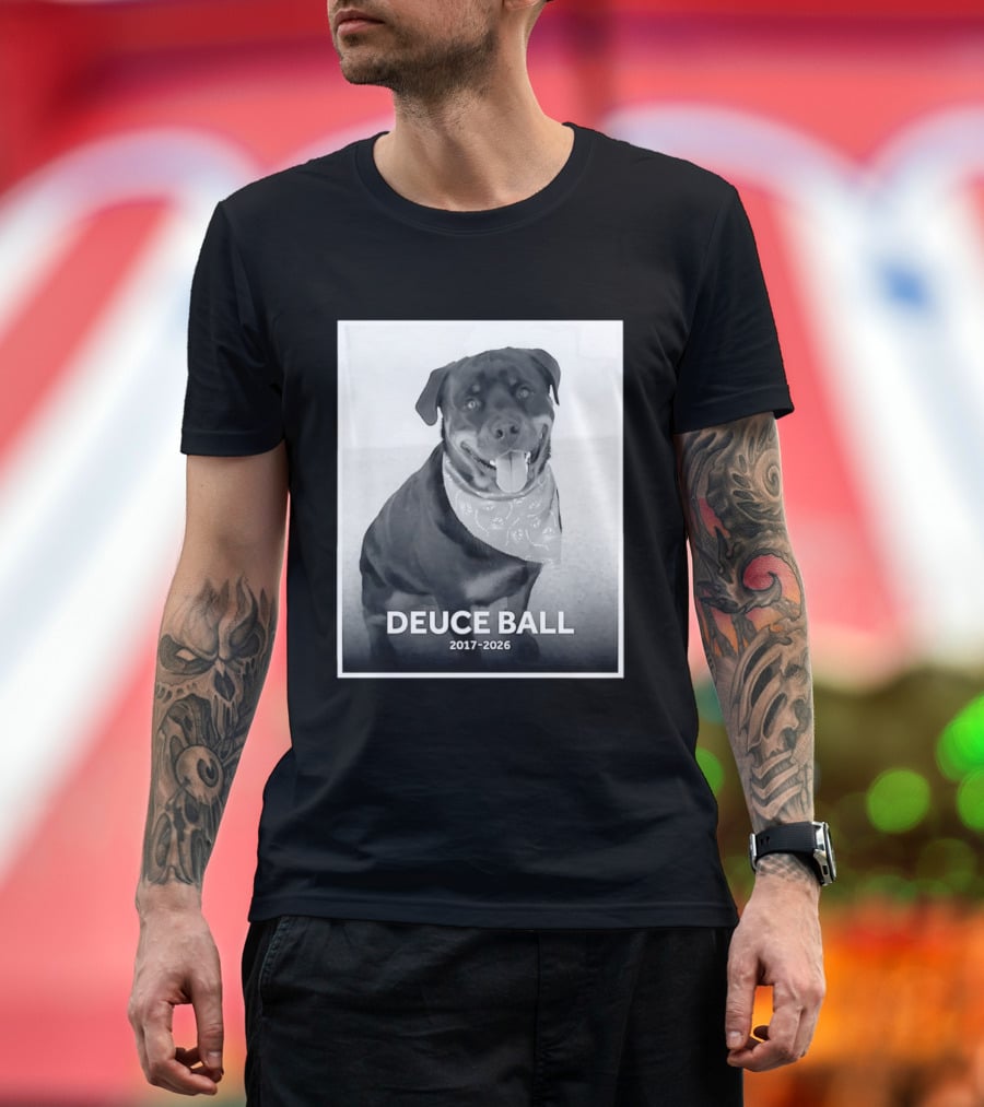 Rest In Peace Deuce Ball 2017 2026 Memorial T-Shirt