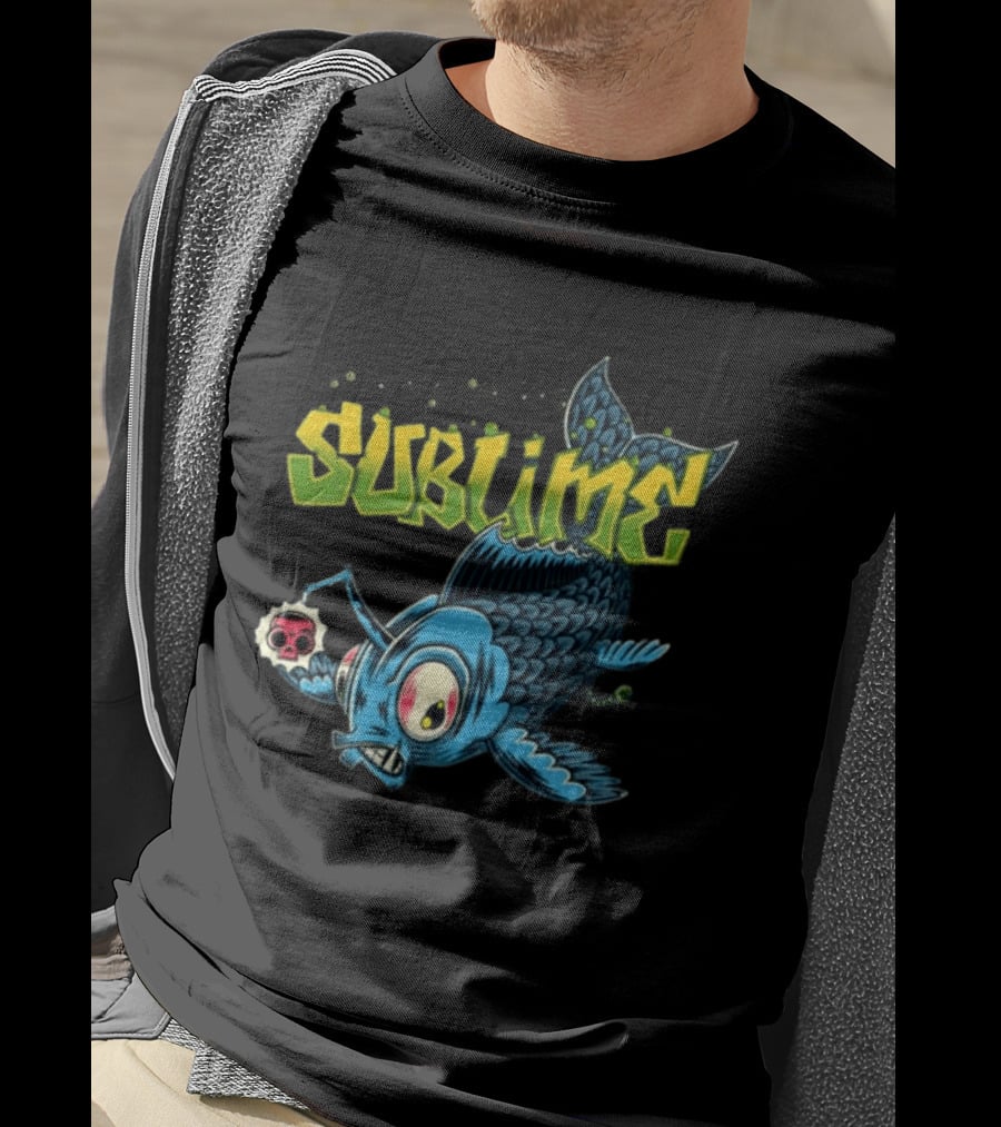 Sublime Red Rocks 2026 Exclusive Drop April 17th 18th 420 On The Rocks Angler Fish T-Shirt