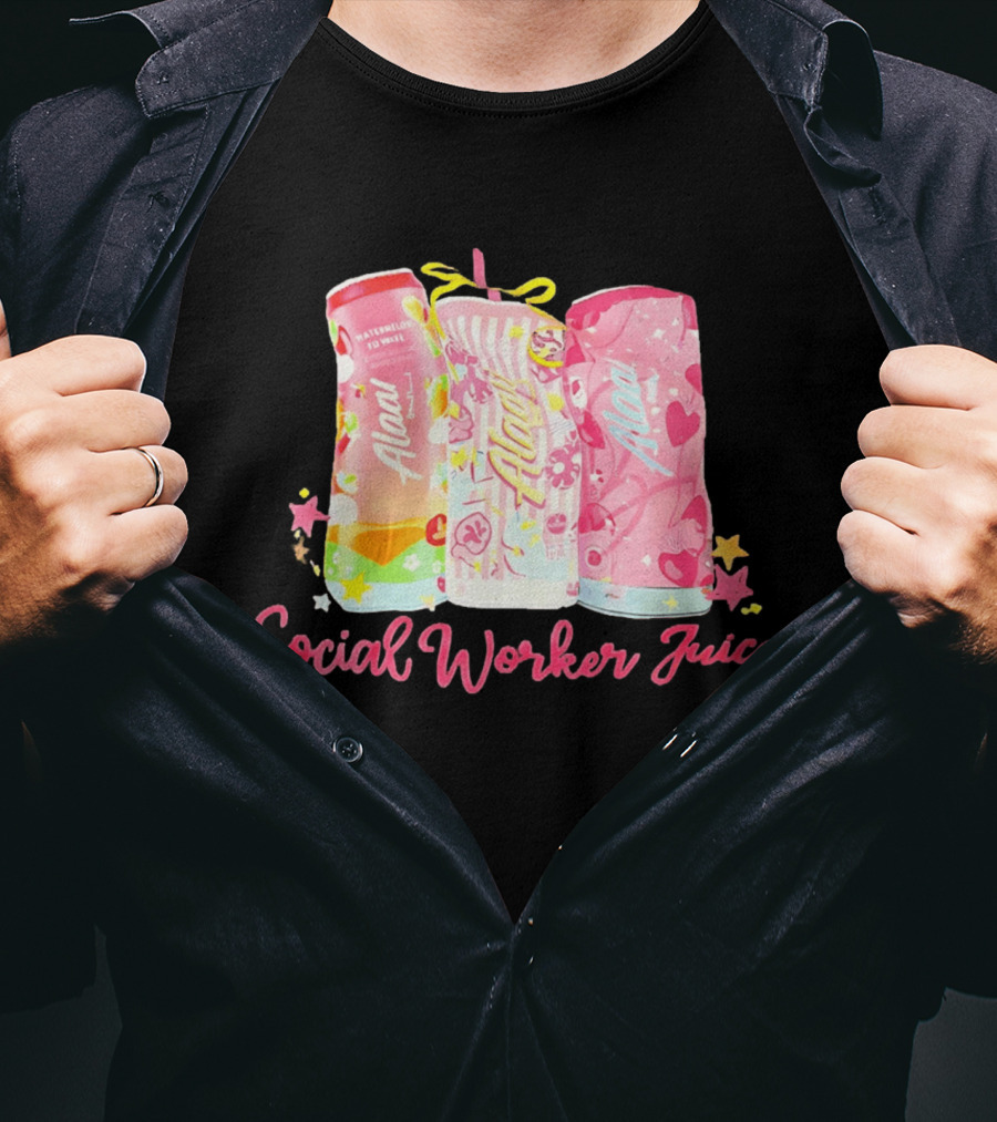 Alani Nu Watermelon Lemonade Social Worker Juice T-Shirt